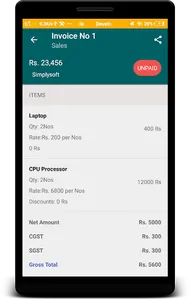 SimplySoft Reporting App screenshot 2