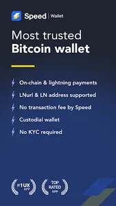 Speed Bitcoin Lightning Wallet screenshot 0