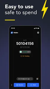 Speed Bitcoin Lightning Wallet screenshot 1