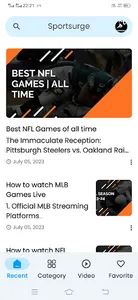 Sportsurge screenshot 1