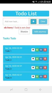 Tasks Todo screenshot 1