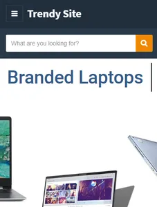 Trendy Site screenshot 1