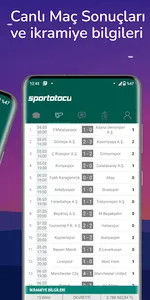 Sportoto Maç İstatistikleri screenshot 1
