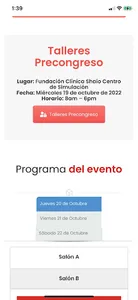 Congreso SHAIO screenshot 2