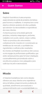 PatyDob Cosméticos screenshot 2