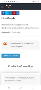 Weza - Book Braids Appointment screenshot 2