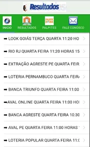 Resultados do bicho screenshot 1