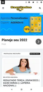 Resultados do dia screenshot 0