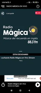 Radio Mágica en Vivo Stream screenshot 4