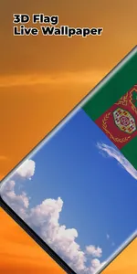 Turkmenistan Flag Live Wall screenshot 8