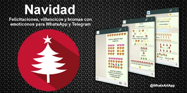 Navidad: Mensajes con iconos screenshot 6