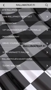 Rallimatkat.fi screenshot 1