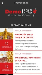 Demo Tapas screenshot 3