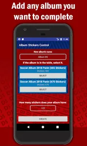 Album Stickers Control - 2020 screenshot 0