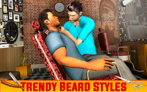 Barber Shop beard Salon Games screenshot 13