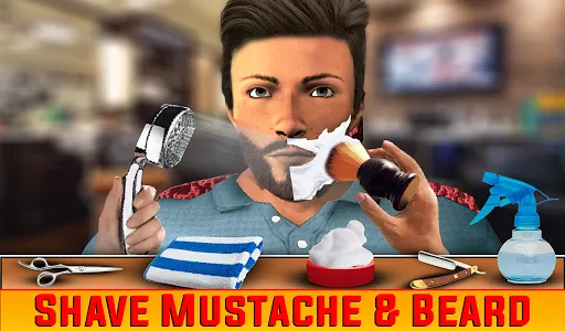 Barber Shop beard Salon Games screenshot 7