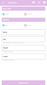BMI Calculator screenshot 1