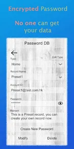 Password DB screenshot 1