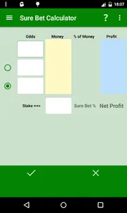 Odds Betting Calculator screenshot 0