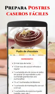 Postres Caseros Fáciles screenshot 0