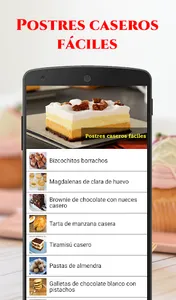 Postres Caseros Fáciles screenshot 10