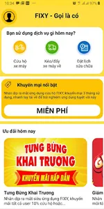 Fixy - Cứu hộ và sửa chữa xe m screenshot 0