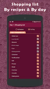 Diet plan for 7 days (only 120 screenshot 6