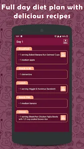 Diet plan for 7 days (only 120 screenshot 9