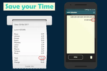 Voice calculator screenshot 0