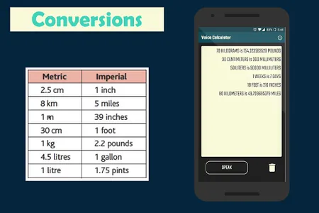 Voice calculator screenshot 2