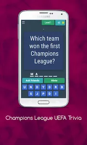 Champions League UEFA Trivia screenshot 0