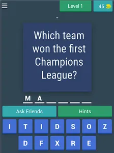 Champions League UEFA Trivia screenshot 14