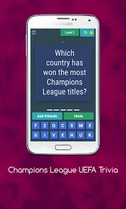 Champions League UEFA Trivia screenshot 3