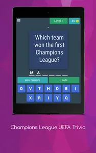 Champions League UEFA Trivia screenshot 7