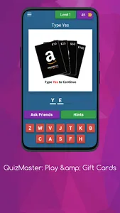 QuizMaster: Play & Gift Cards screenshot 0