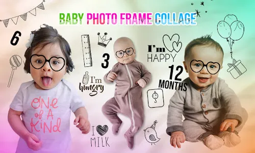 Baby Photo Frame Collage 2023 screenshot 0