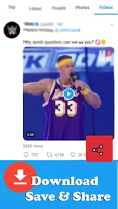 Video Downloader for twitter & screenshot 1