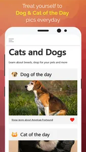 Cats And Dogs-Pet care & Info screenshot 0