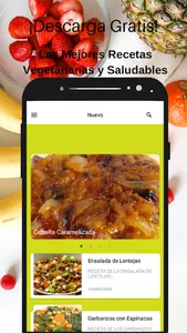 Recetario Vegetariano screenshot 1
