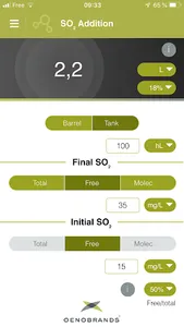 Oenotools screenshot 1