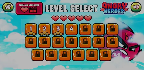 Angry Heroes screenshot 1