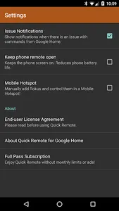 Quick Remote for Google Home/A screenshot 15