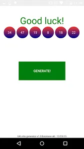 UKLotto smart generator screenshot 1