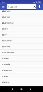 Synonyms Antonyms screenshot 0
