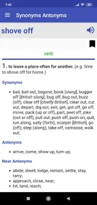 Synonyms Antonyms screenshot 2