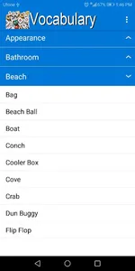 Vocabulary screenshot 1