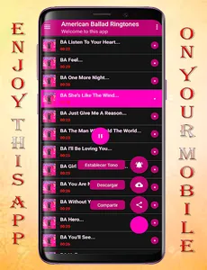 American Ballad Ringtones screenshot 3