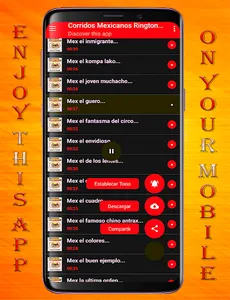 Mexican Corridos Ringtones screenshot 3
