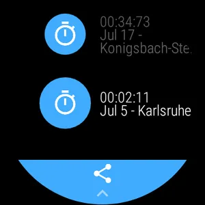 Stopwatch for Wear OS watches screenshot 1