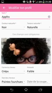 AppFrolution - My Hair Diary screenshot 2